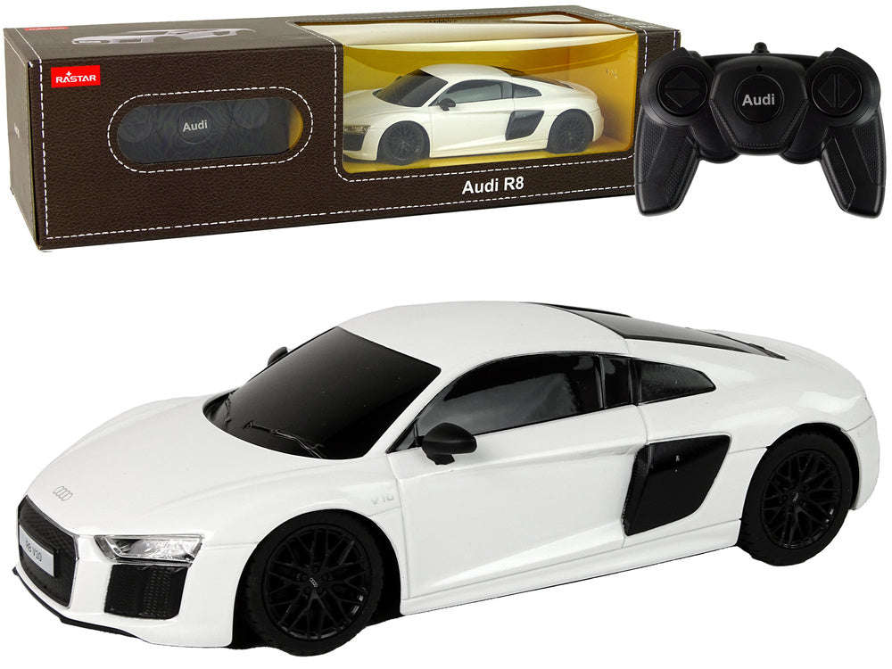 Licencirani auto na daljinsko upravljanje Audi R8 1:24 Rastar - bijela   