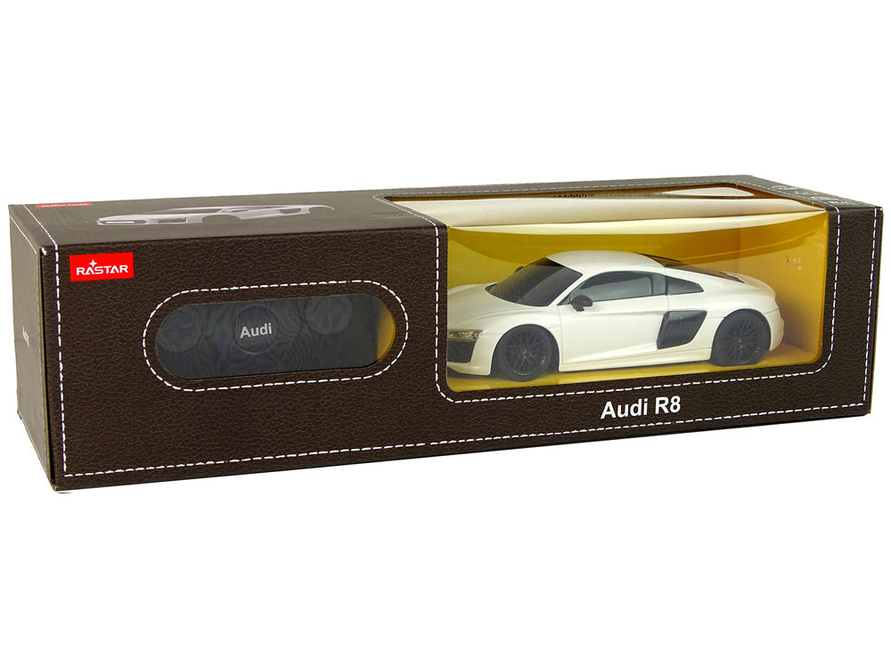 Licencirani auto na daljinsko upravljanje Audi R8 1:24 Rastar - bijela   