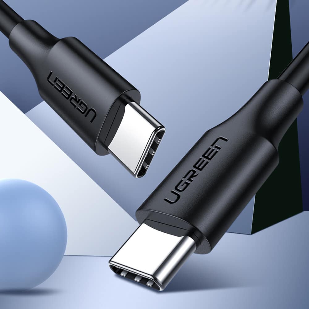 Ugreen - podatkovni kabel (10306) - USB-C na Type-C, 3A, 2m - črn