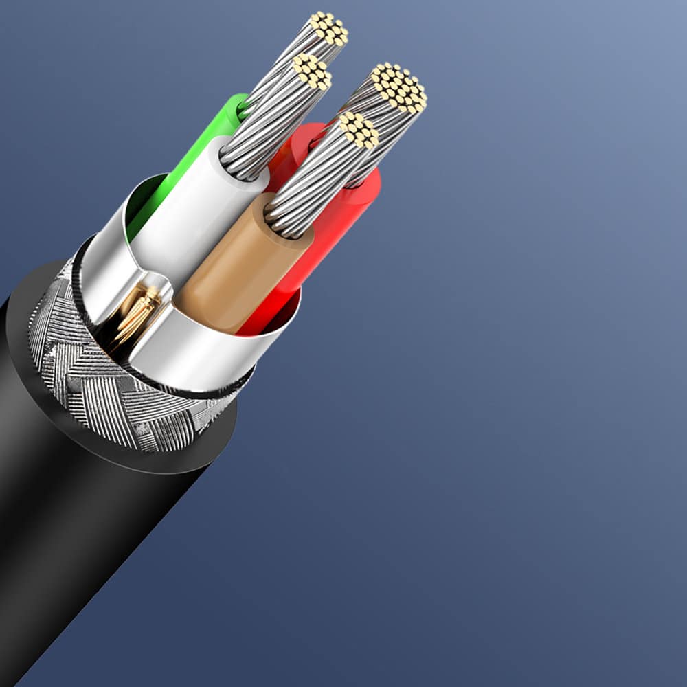 Ugreen - podatkovni kabel (10306) - USB-C na Type-C, 3A, 2m - črn