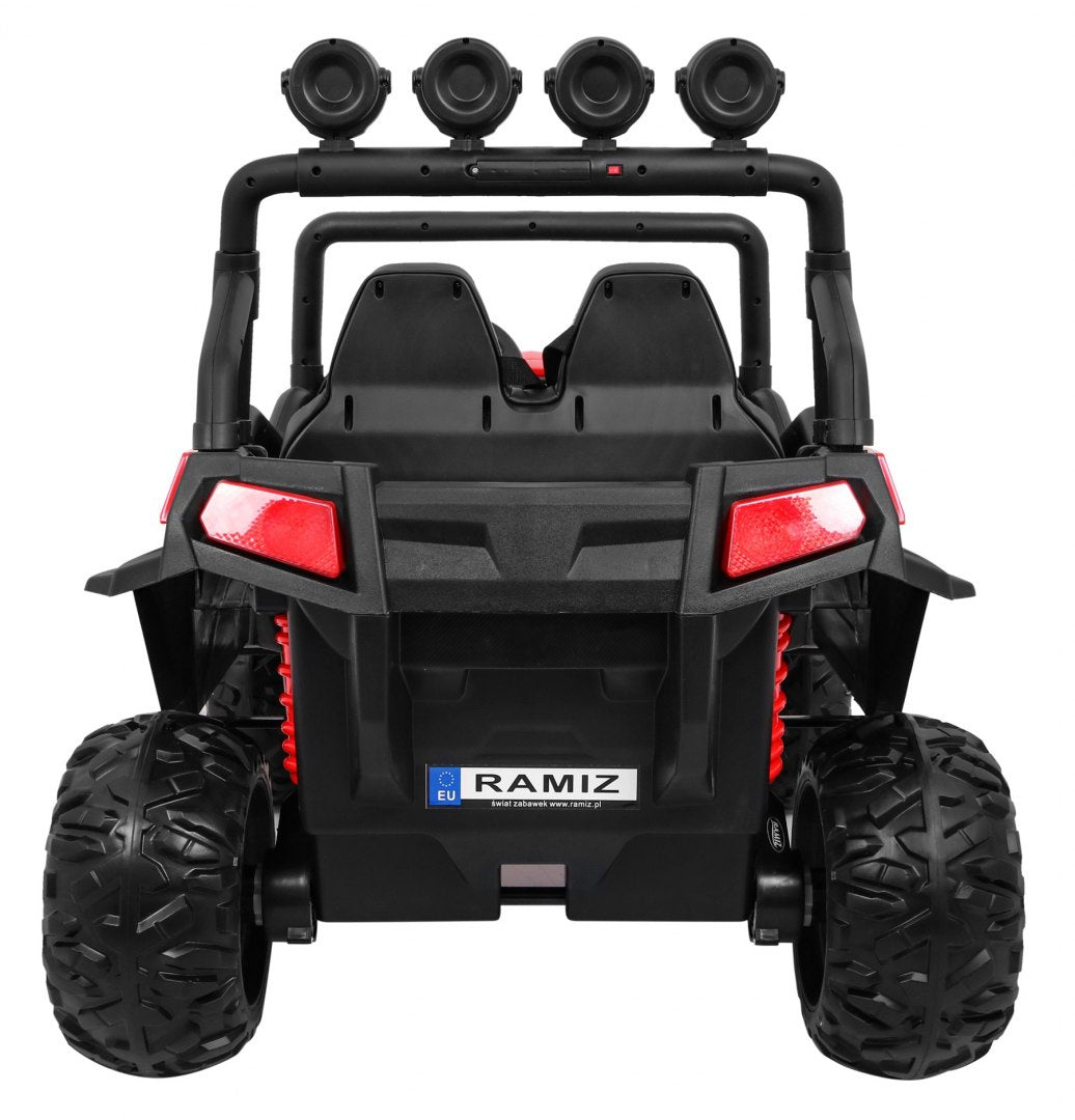 Buggy na akumulator Grand 4x4 LIFT - dvosjed - crveni