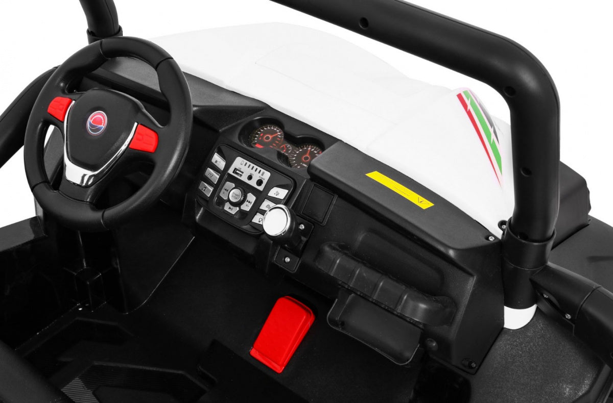 Buggy na akumulator Grand 4x4 LIFT STRONG - dvosjed - Bijeli