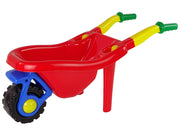 Large Coloured Garden Wheelbarrow Red