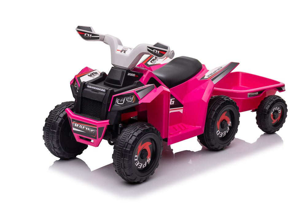 Quad na akumulator s prikolicom XMX630T - rozi