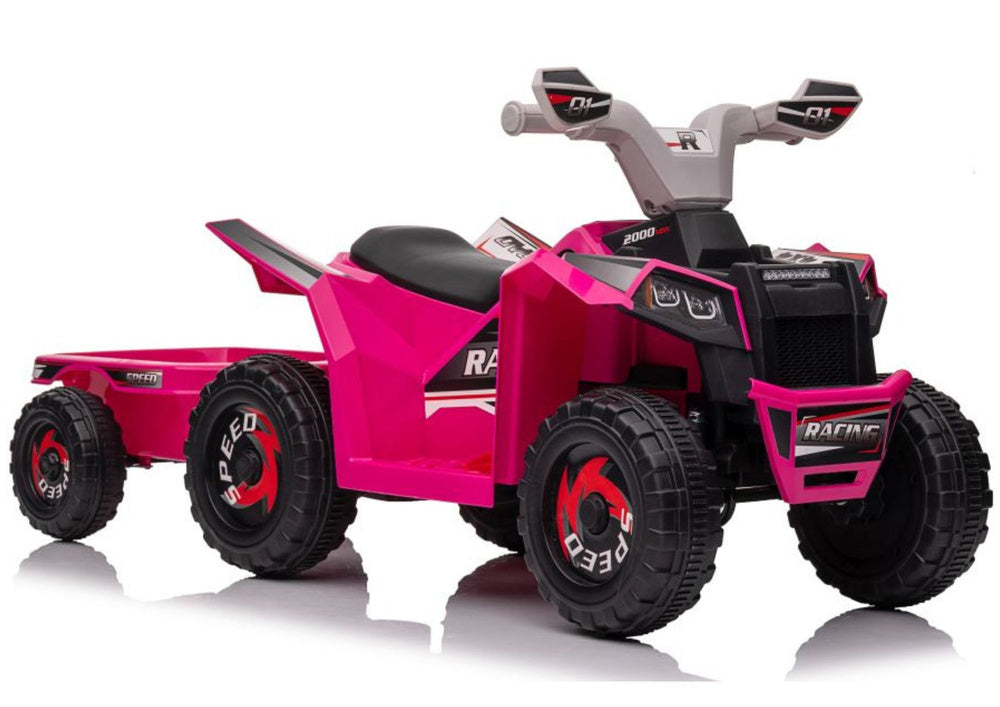 Quad na akumulator s prikolicom XMX630T - rozi