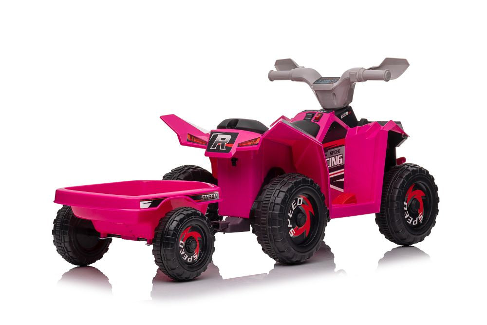 Quad na akumulator s prikolicom XMX630T - rozi