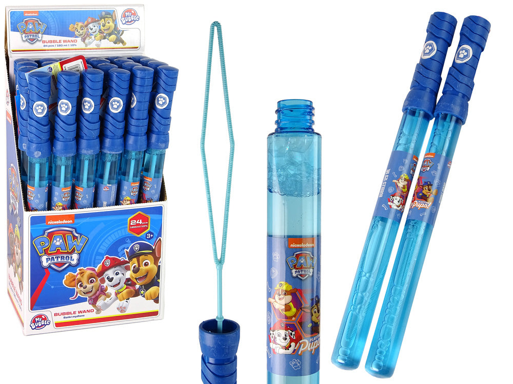 Štapić za izradu mjehurića od sapunice Paw Patrol 120ml - plavi