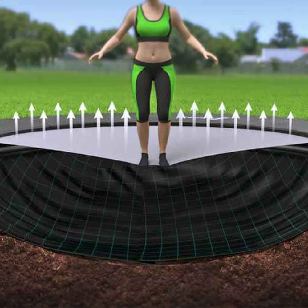 Primus Premium trampolin – ukopni trampolin za dvorište i javne površine Okrugli-244-cm