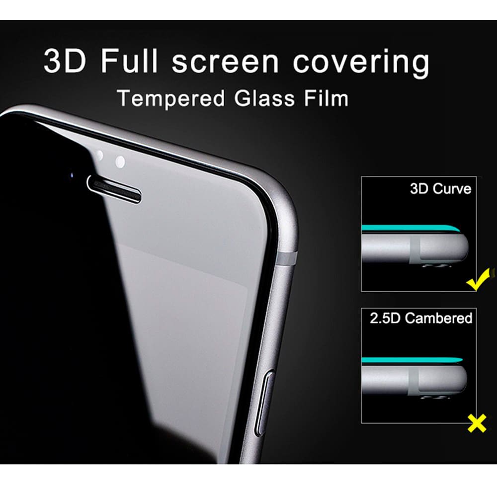 MOCOLO - 3D ukrivljeno polno lepljivo steklo - Samsung Galaxy A13 4G / A23 4G / A23 5G / - črno