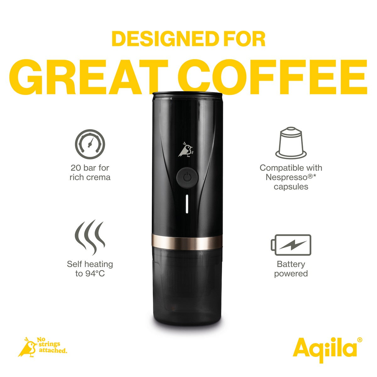 Aqiila Coffeebird Aparat za kavu prijenosni