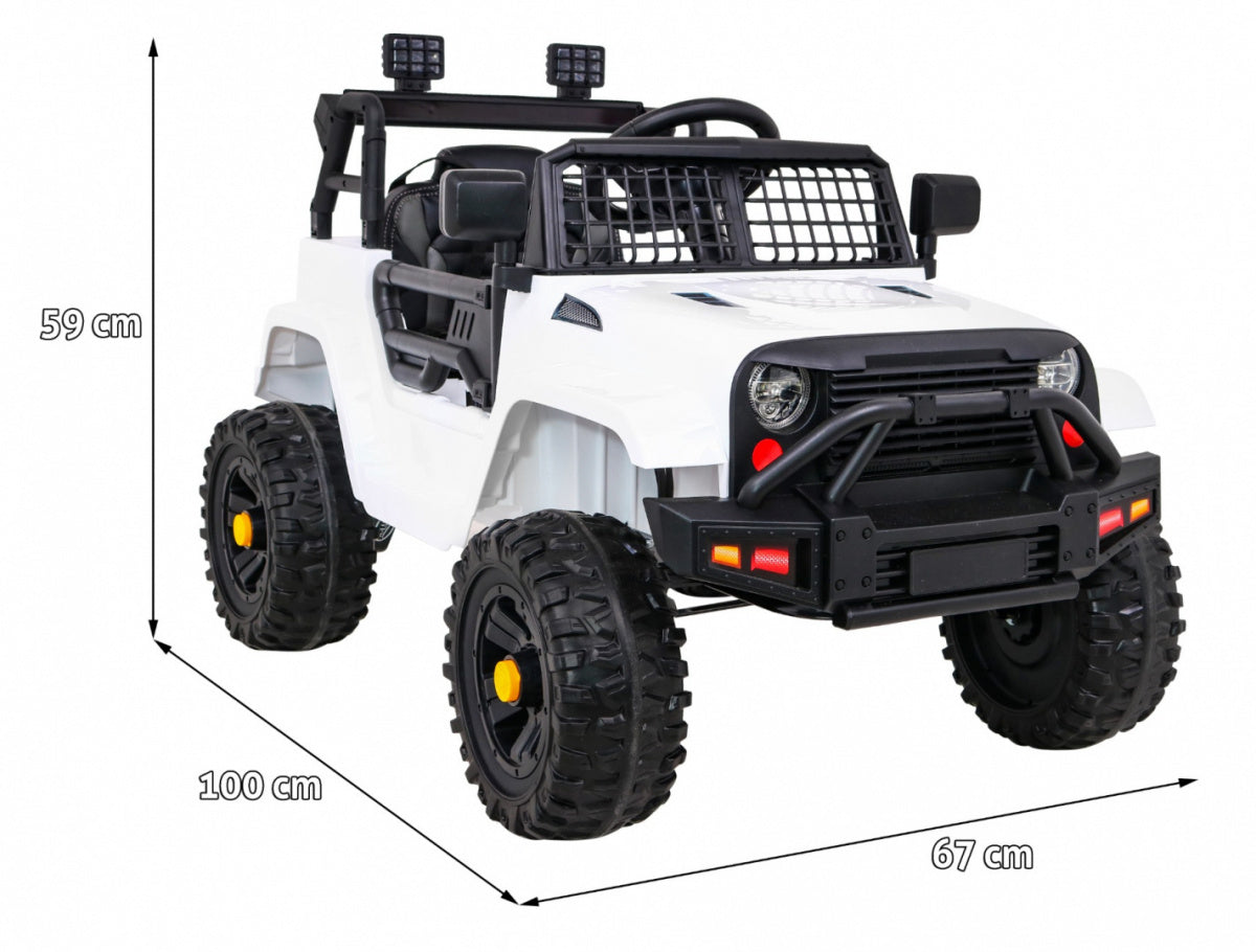 Auto na akumulator Jeep Dark Night - bijeli