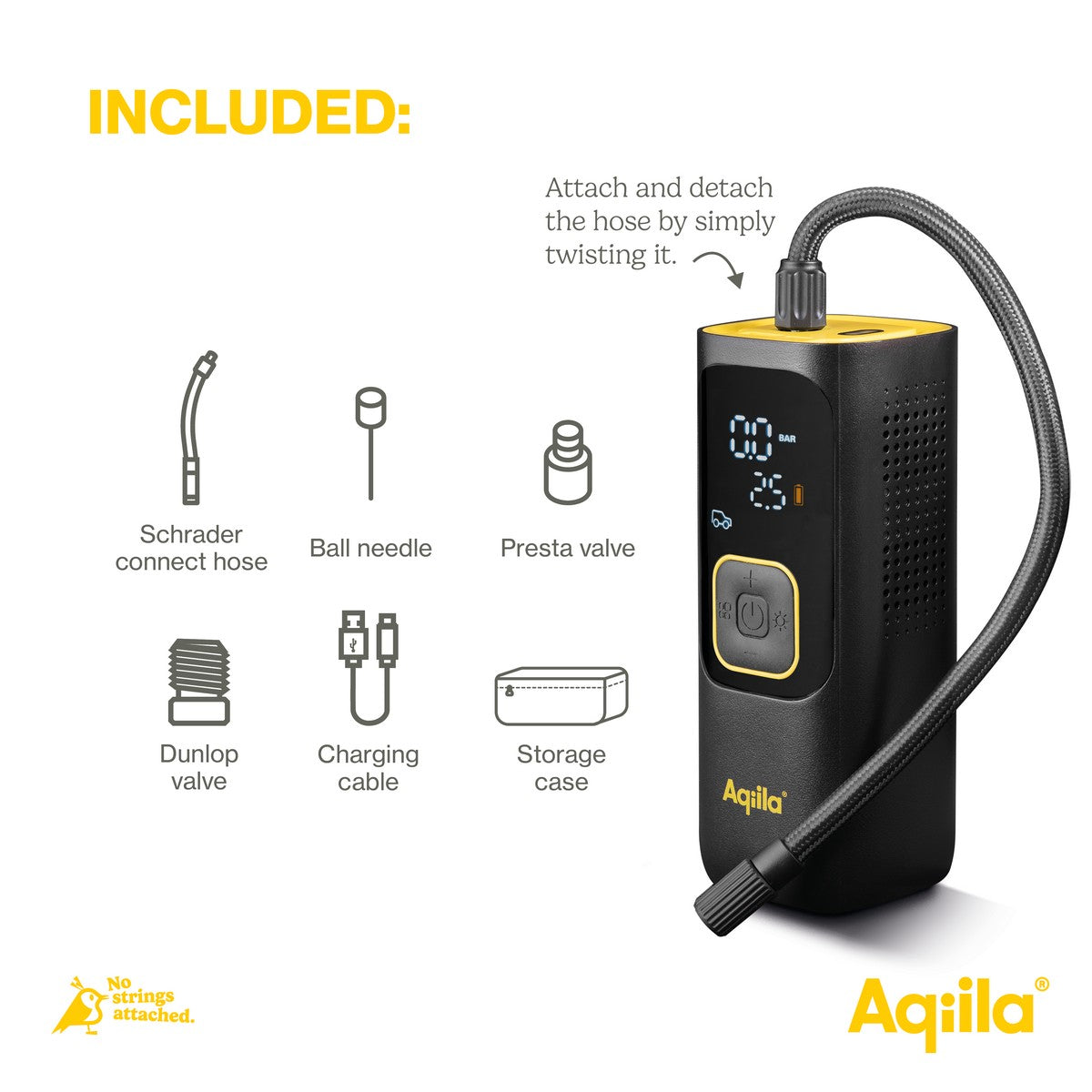 Aqiila Airbird C7 prijenosna pumpa za zrak