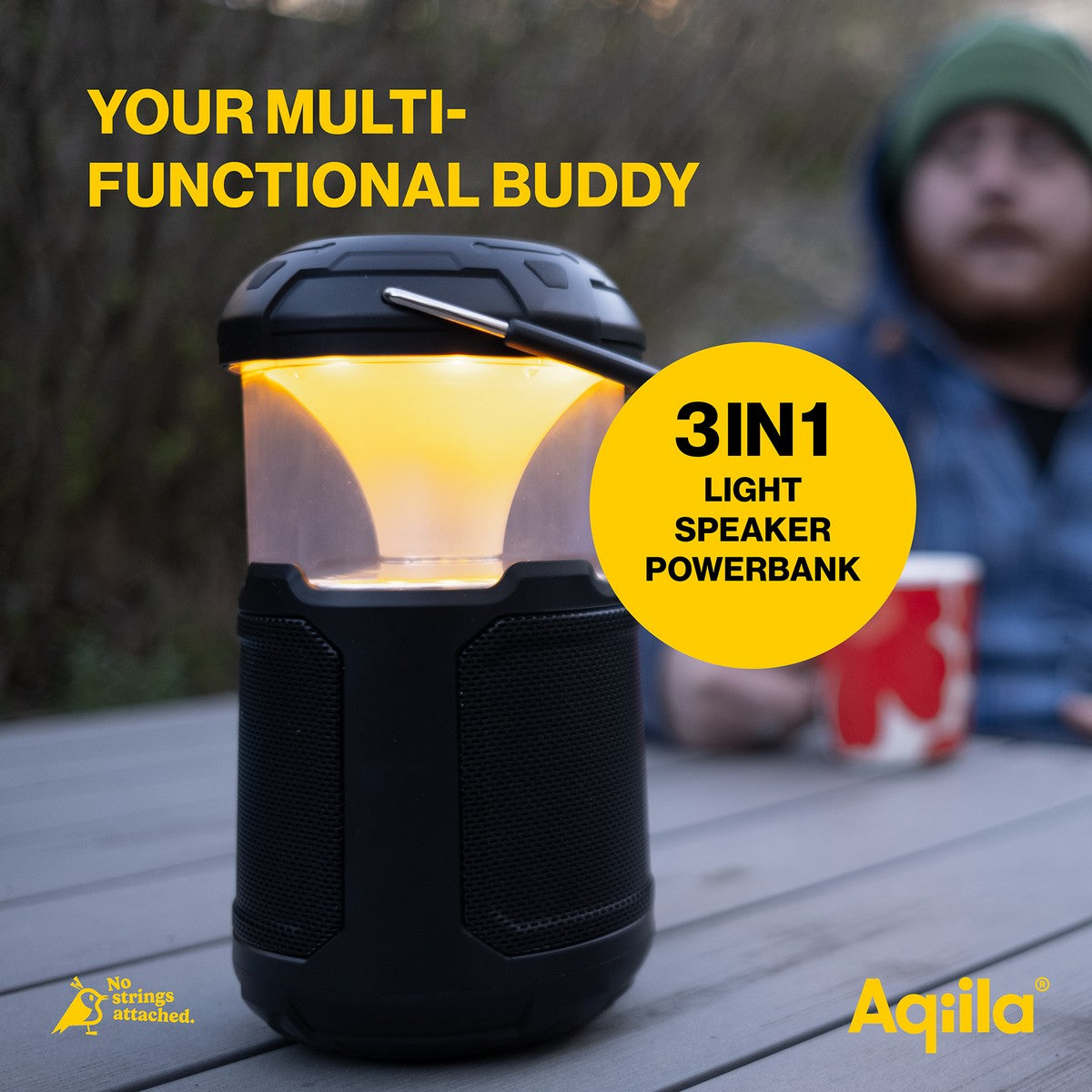 Aqiila SOUNDBIRD B10 Prigušivo LED svjetlo sa zvučnicima