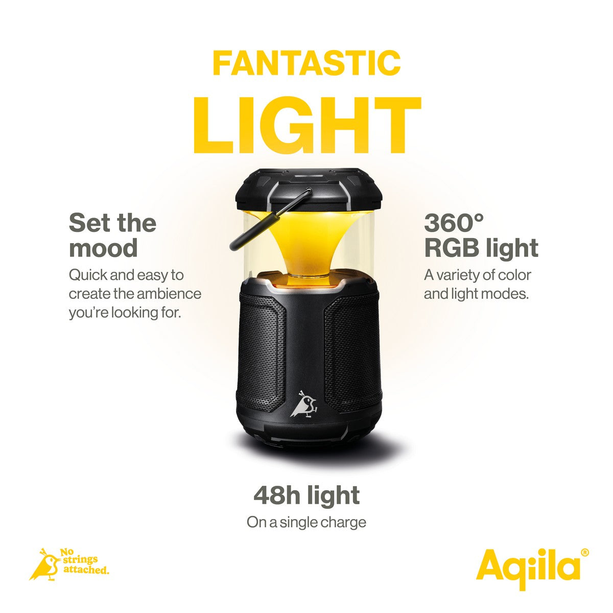 Aqiila SOUNDBIRD B10 Prigušivo LED svjetlo sa zvučnicima