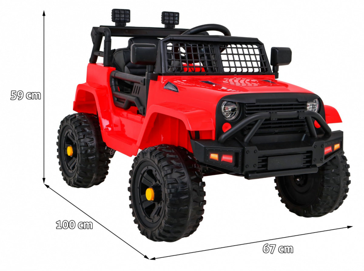 Auto na akumulator Jeep Dark Night - crveni