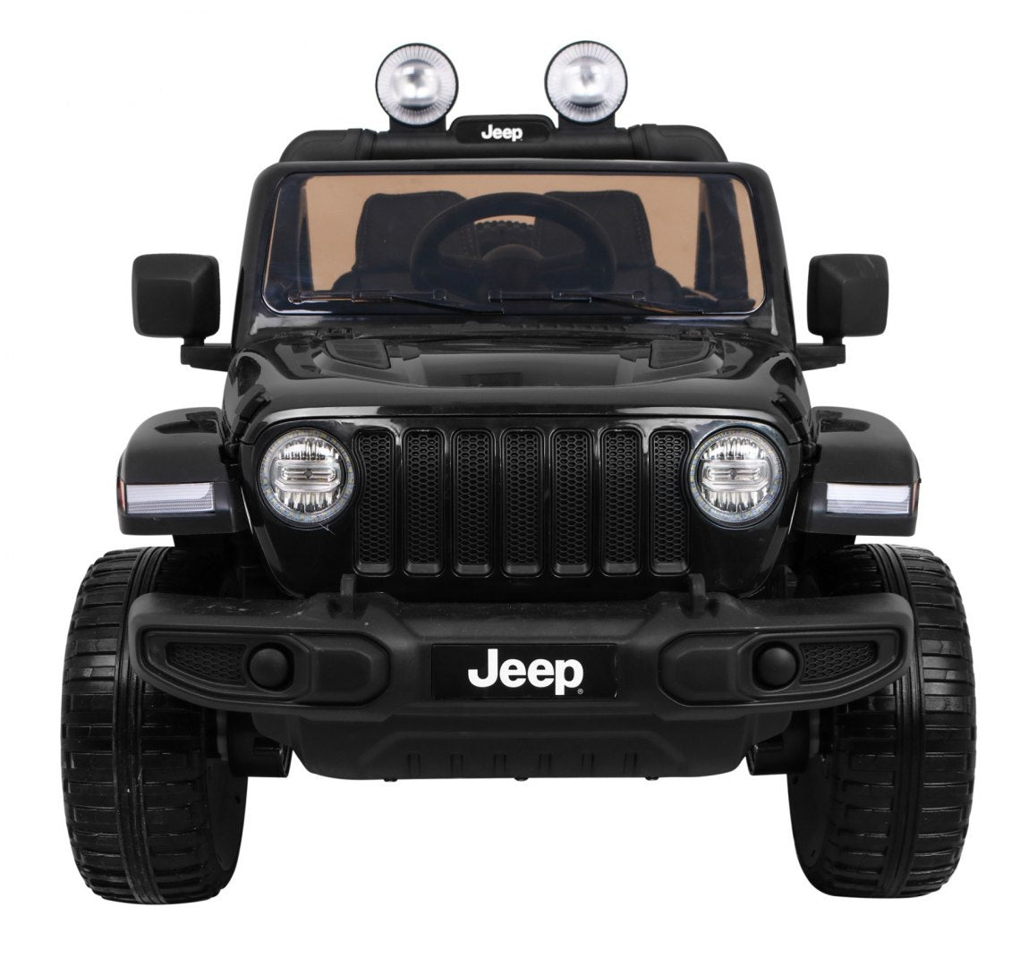 Licencirani auto na akumulator Jeep Wrangler Rubicon 4x4 - crni
