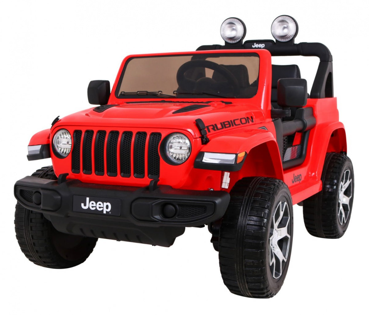 Licencirani auto na akumulator Jeep Wrangler Rubicon 4x4 - crveni