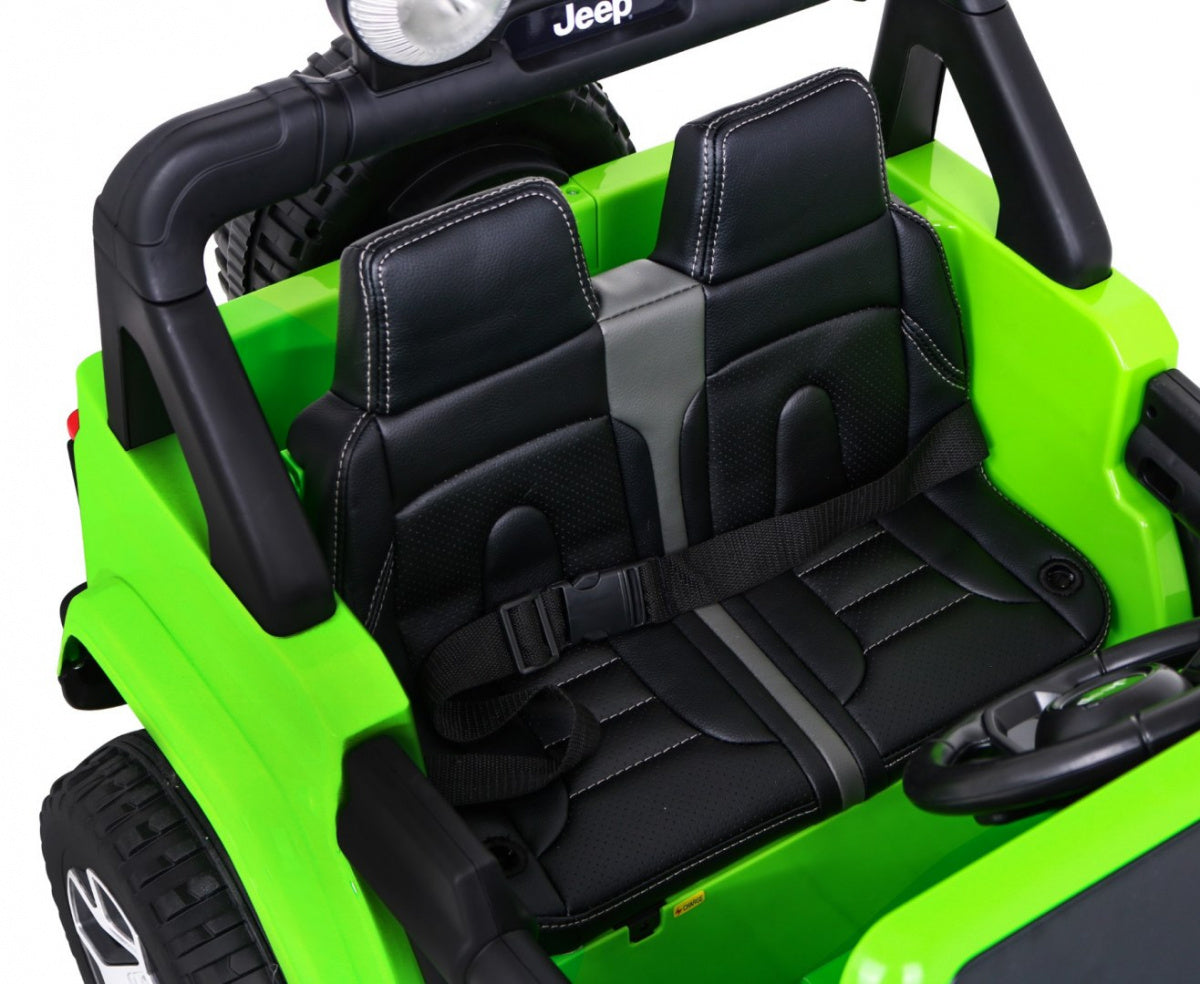 Licencirani auto na akumulator Jeep Wrangler Rubicon 4x4 - zeleni