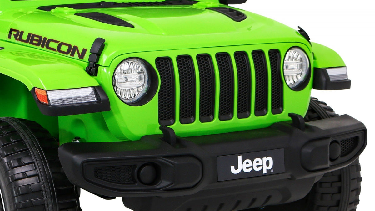 Licencirani auto na akumulator Jeep Wrangler Rubicon 4x4 - zeleni