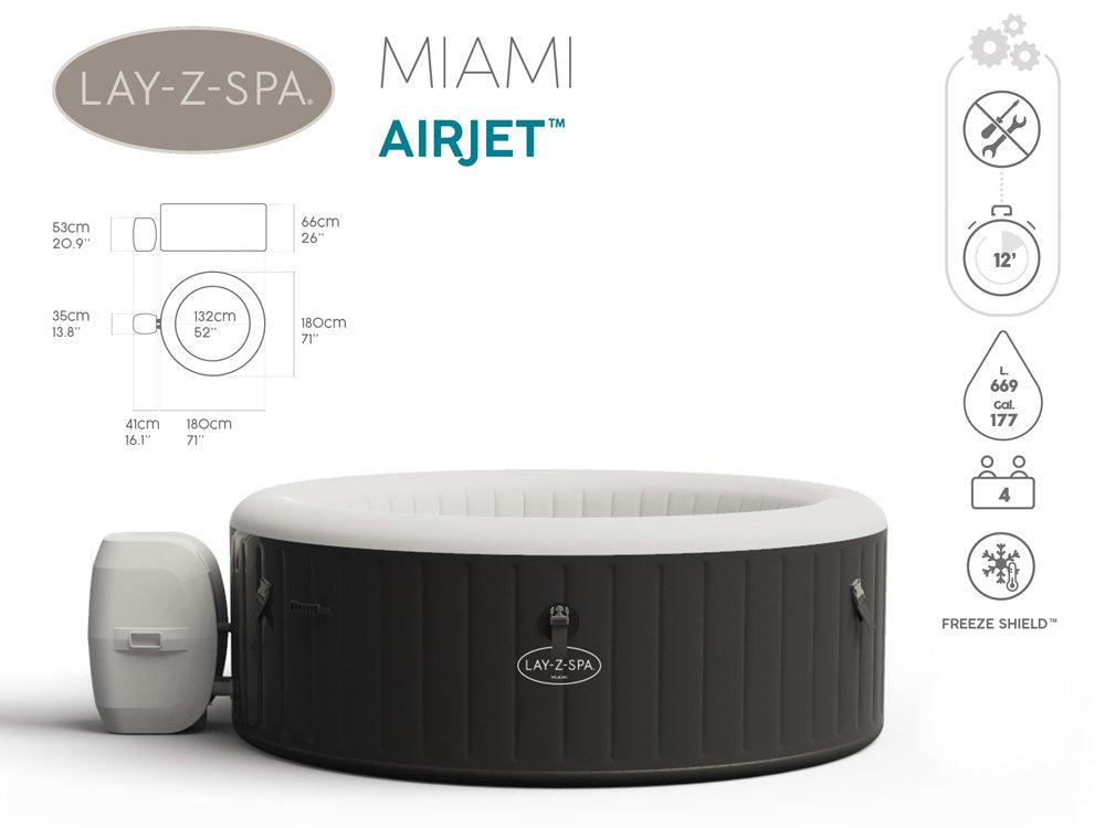 Bestway Lay-Z-Spa MIAMI