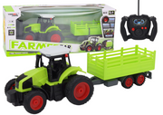 Traktor s prikolicom na daljinsko upravljanje Farmer 1:16 - zelena
