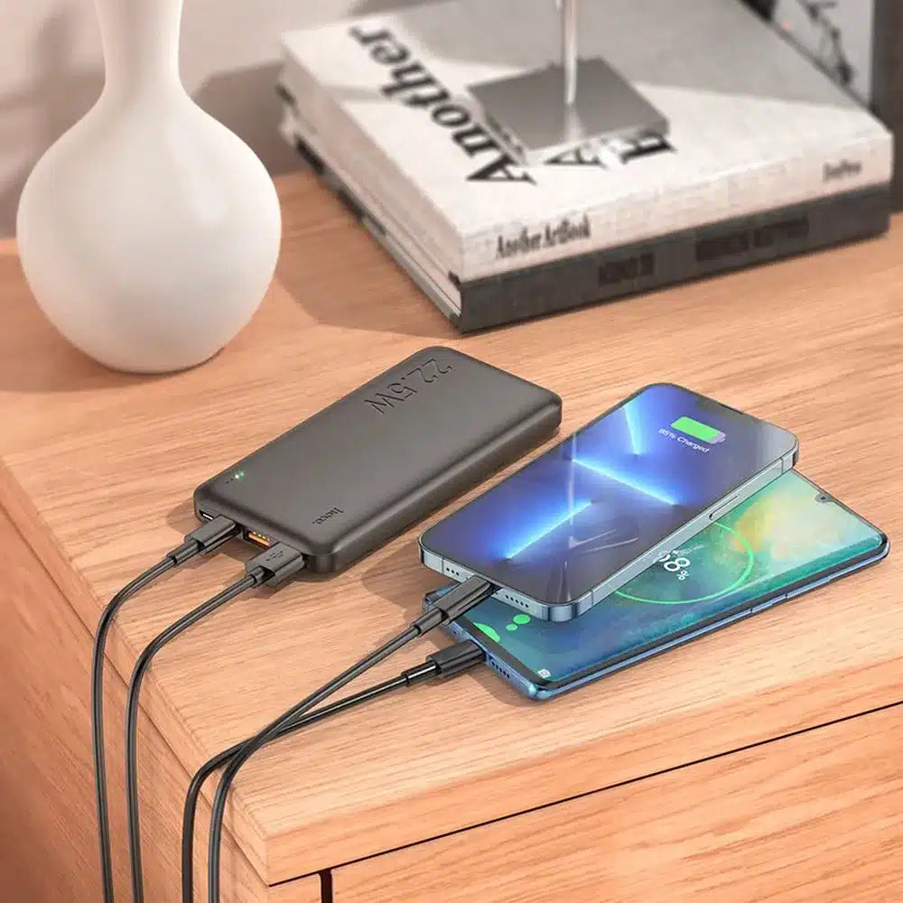 HOCO power bank 10000mAh PD QC 3A 22.5W J101 črn