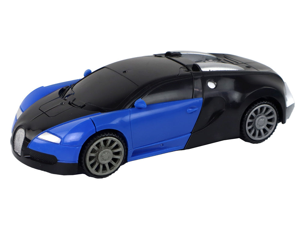 Auto robot za igru BUG 2u1 - crno/plavi