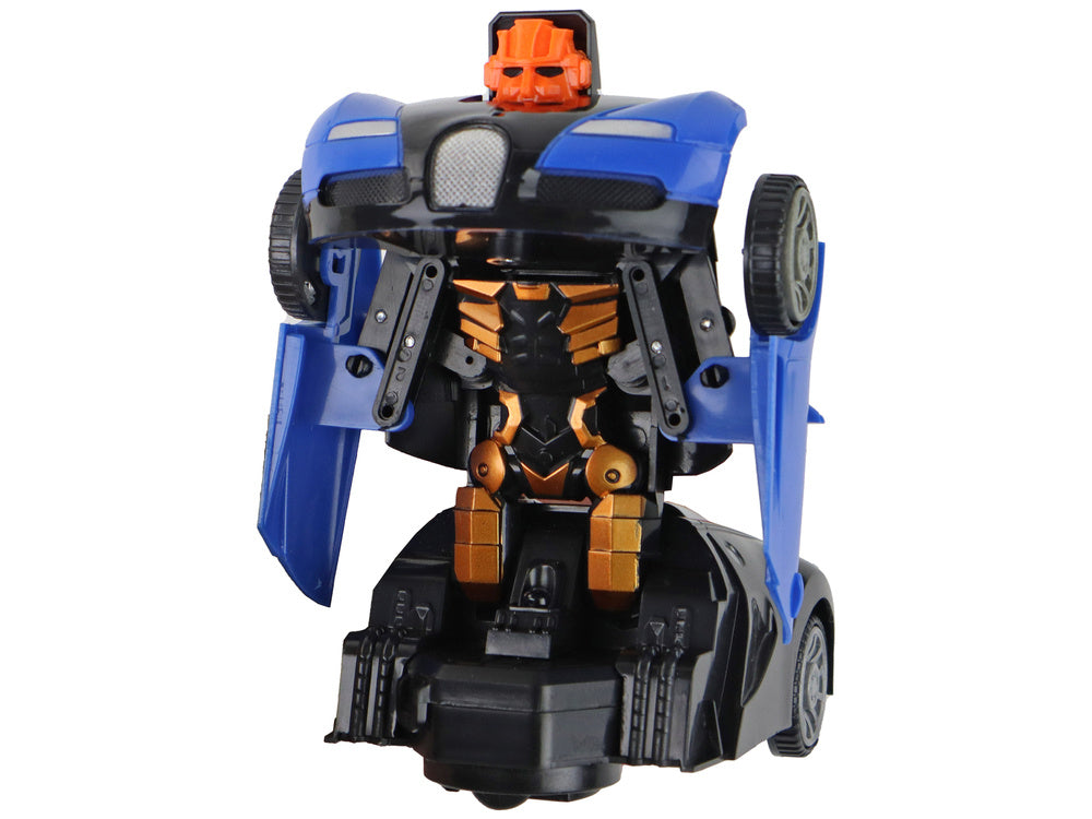 Auto robot za igru BUG 2u1 - crno/plavi