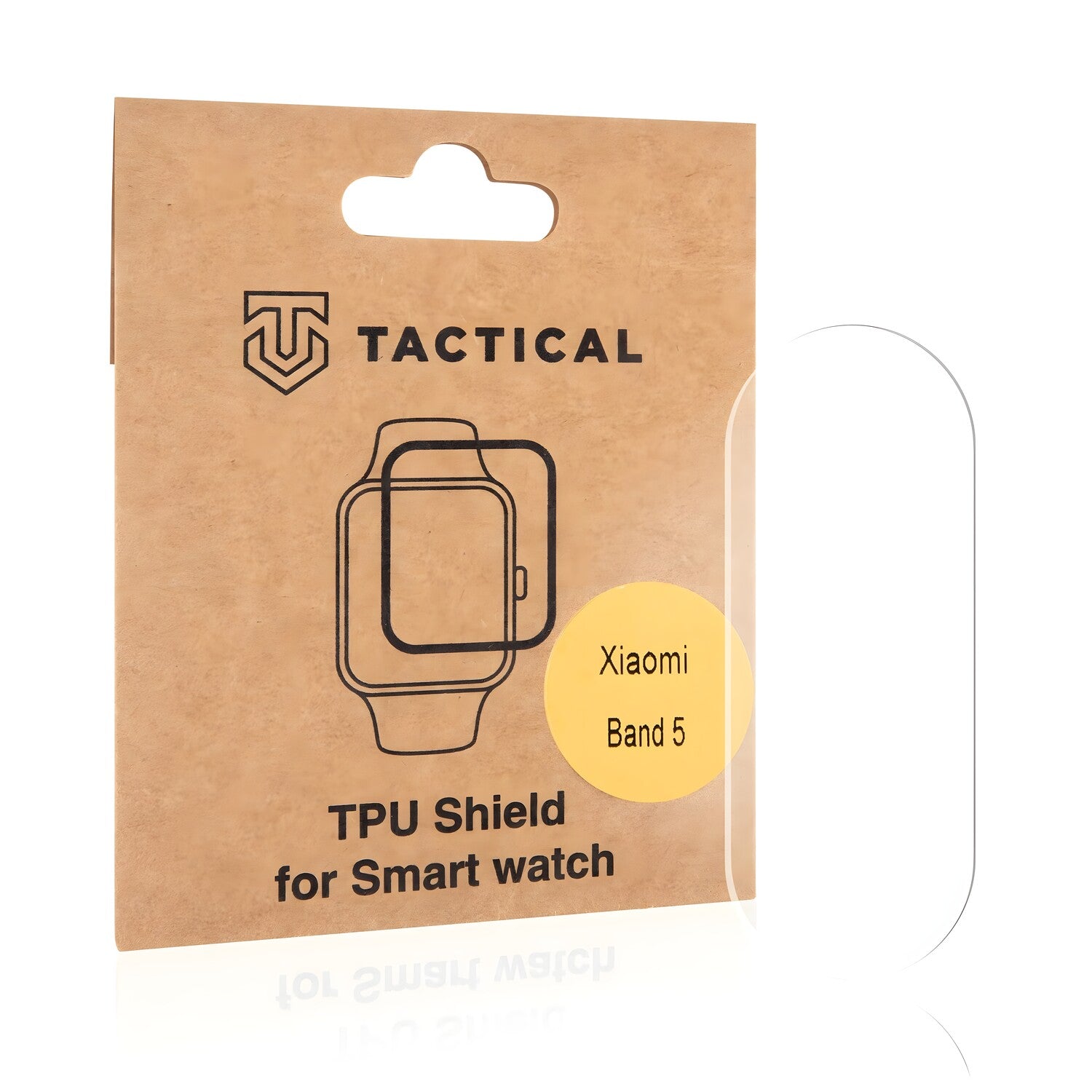 Taktička TPU Folija/Sat za Xiaomi Mi Band 5 - Prozirna KP8546