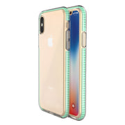 Futrola Spring clear TPU za Apple iPhone XS/iPhone X - Svijetlo zelena KP8666