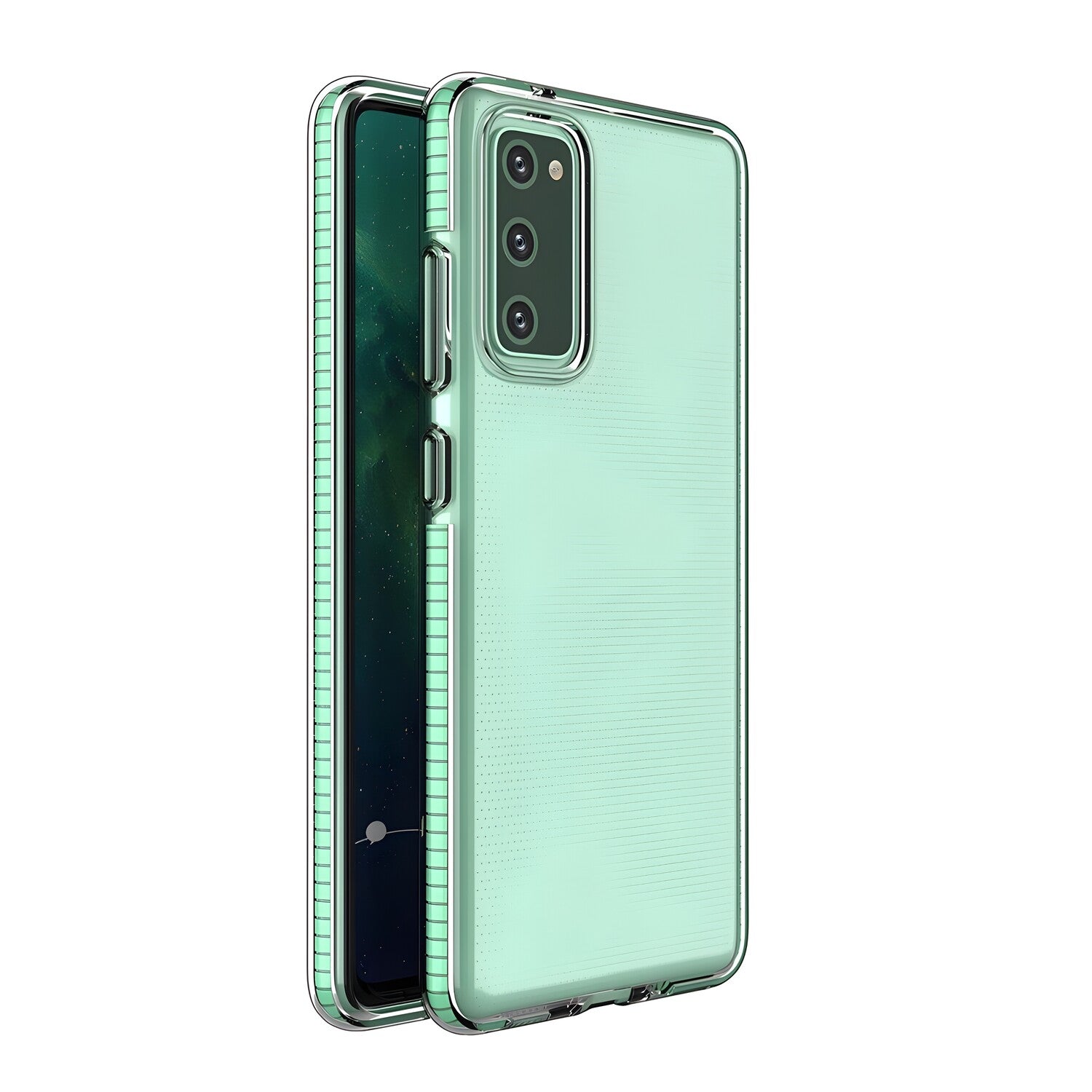 Futrola Spring clear TPU za Samsung Galaxy S30/Galaxy S21 - Svijetlo zelena KP8735