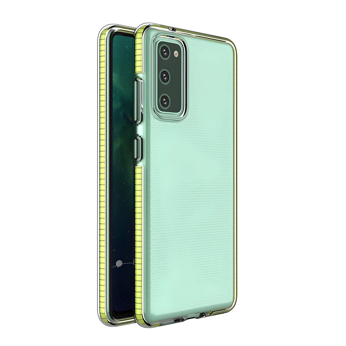 Futrola Spring clear TPU za Samsung Galaxy S30/Galaxy S21 - Žuta