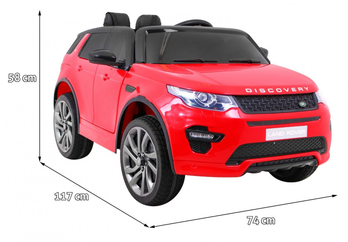 Licencirani auto na akumulator Land Rover Discovery - crveni