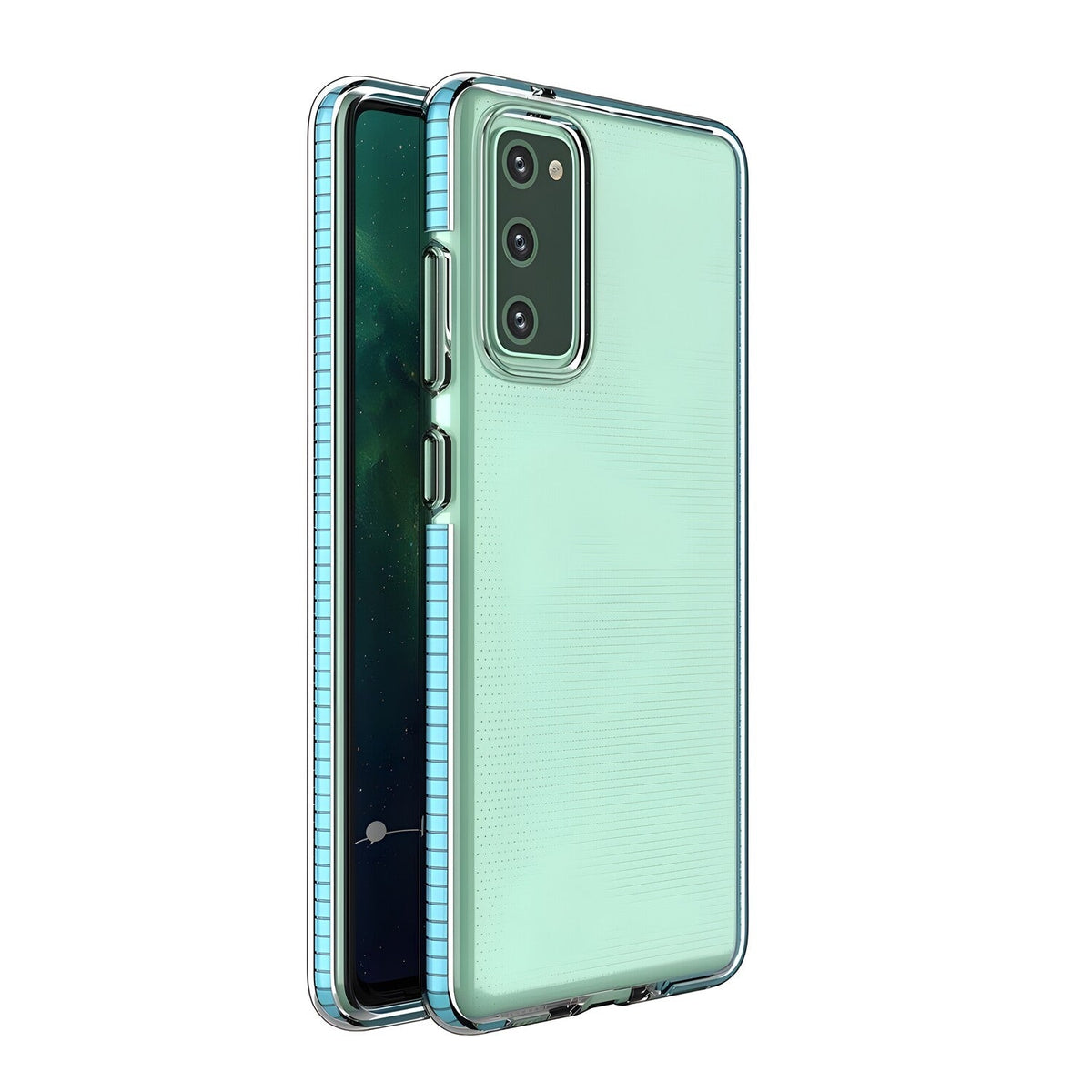 Futrola Spring clear TPU za Samsung Galaxy A72 5G - Tirkizna
