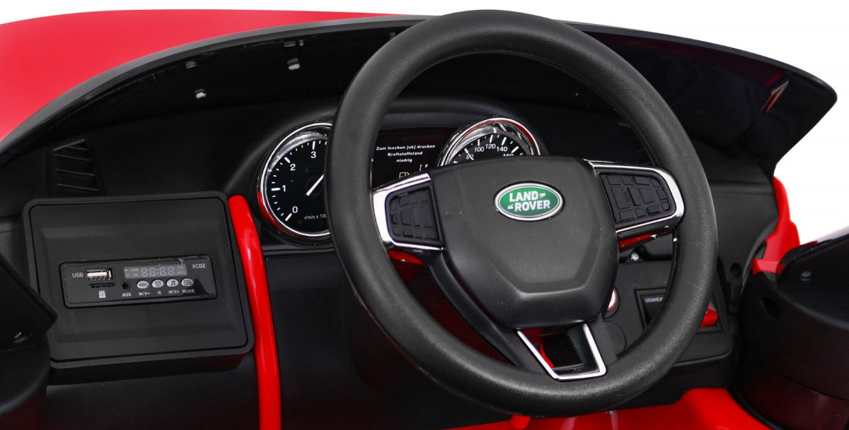 Licencirani auto na akumulator Land Rover Discovery - crveni