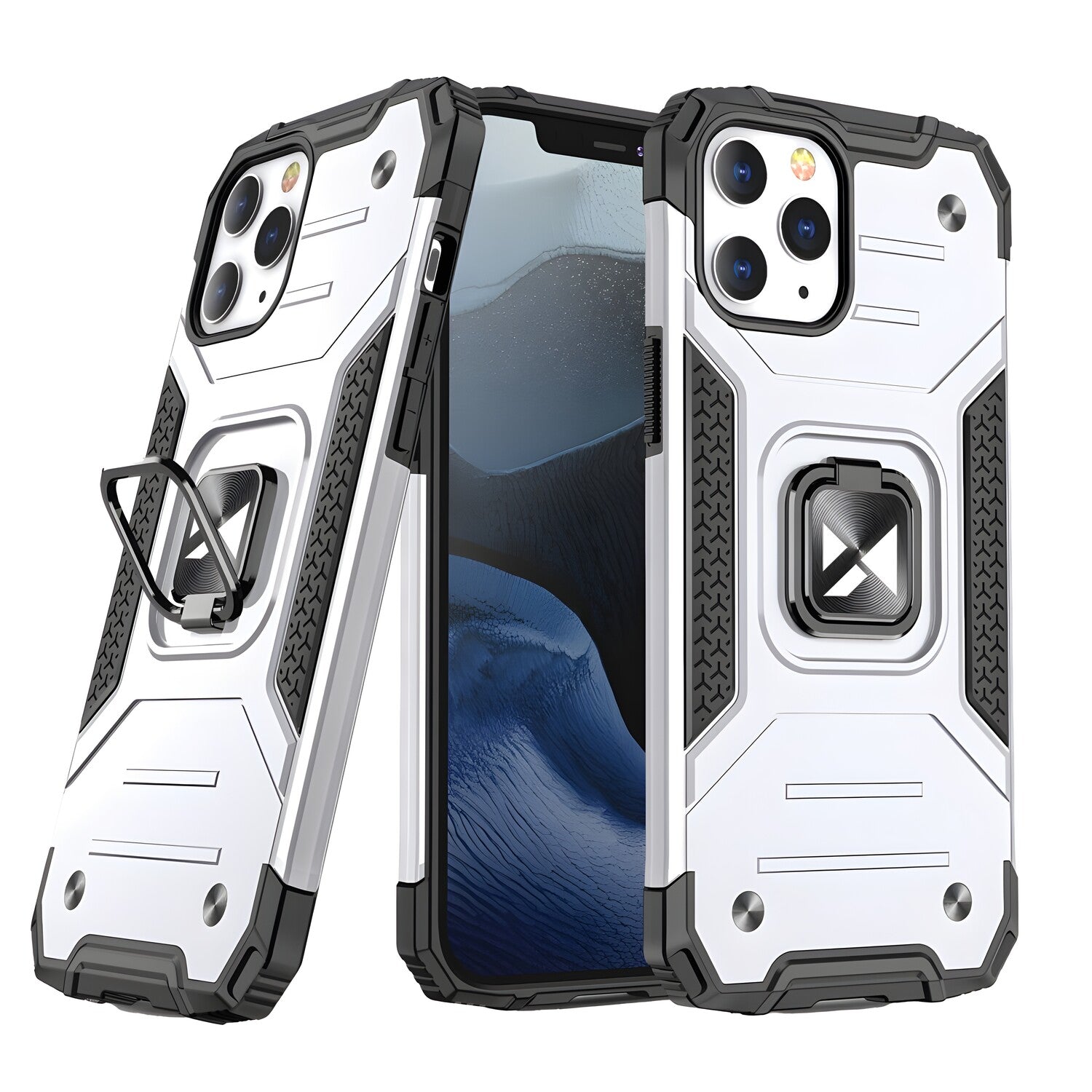 Futrola Wozinsky Ring Armor za Apple iPhone 12 Pro Max - Srebrna KP9049