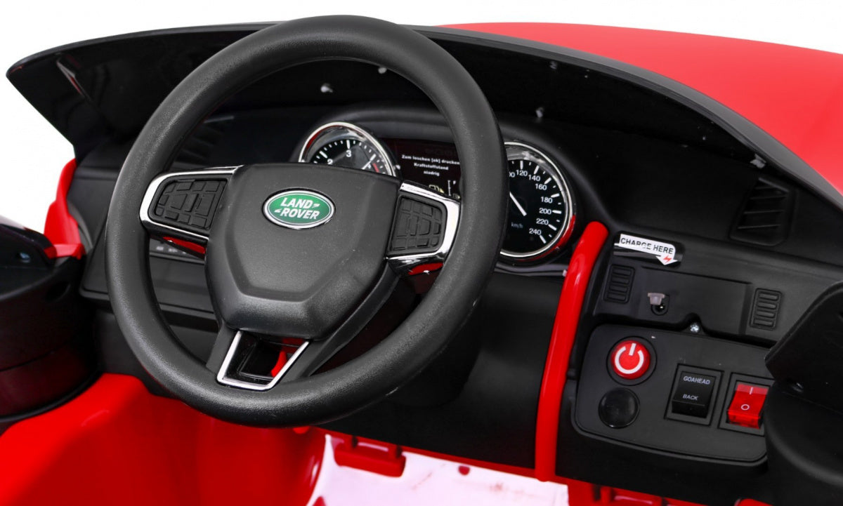 Licencirani auto na akumulator Land Rover Discovery - crveni