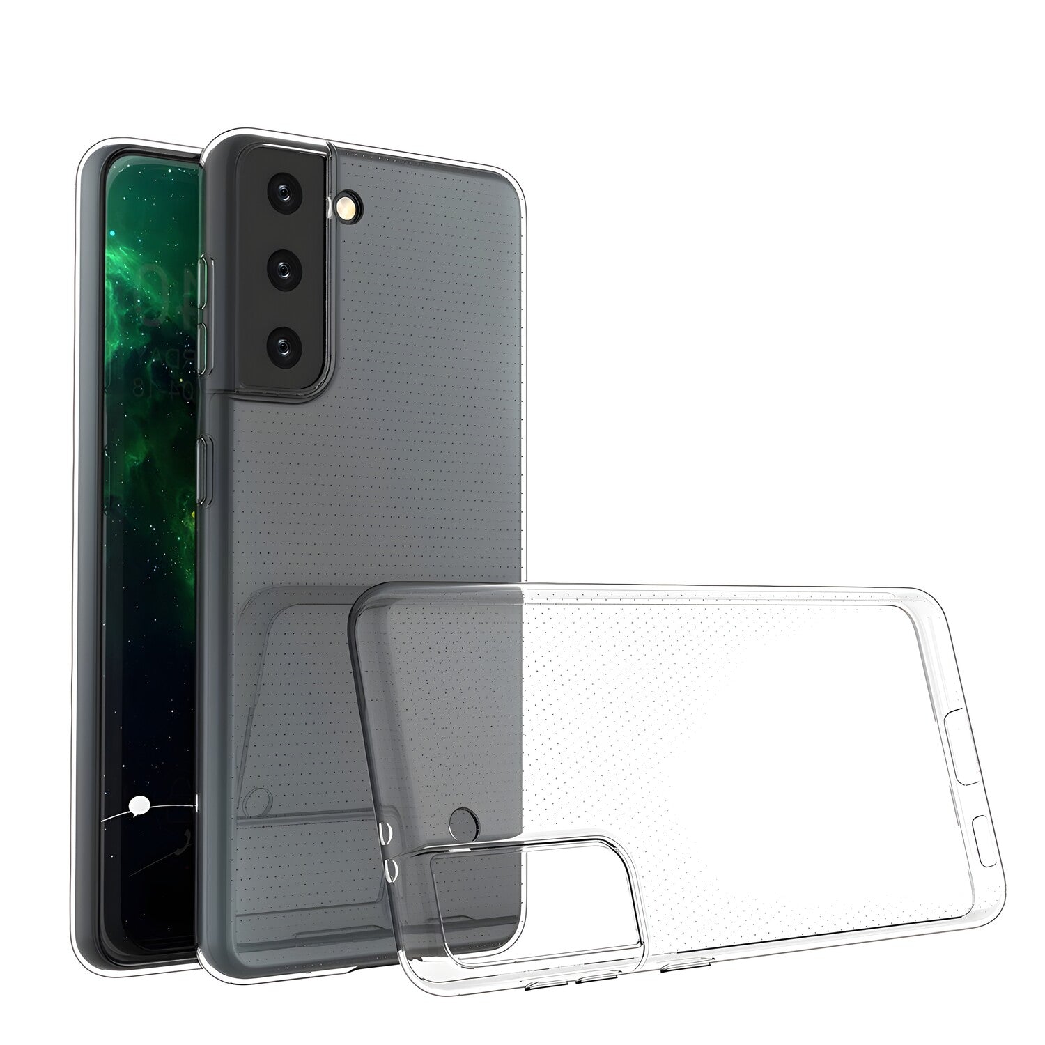 Przezračno zaštitno kućište za Samsung Galaxy S21 5G - Prozirna KP9390