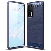 Futrola Carbon Shield TPU za Huawei P40 Pro - Plava KP9464
