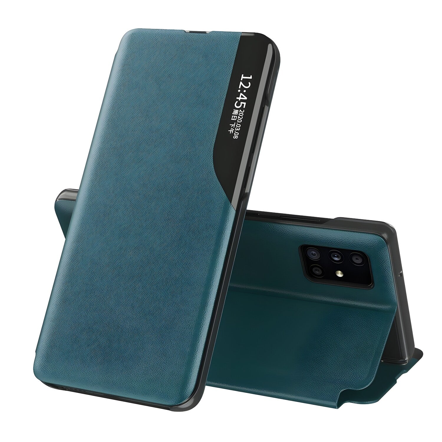 Elegantna knjižna futrola View Case za Huawei P40 Pro - Zelena KP9697