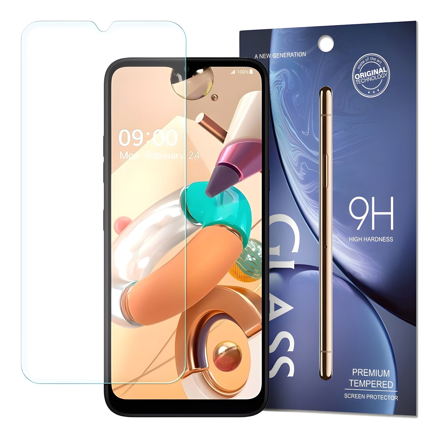 Kaljeno staklo 9H za LG K41S - Prozirna KP9756
