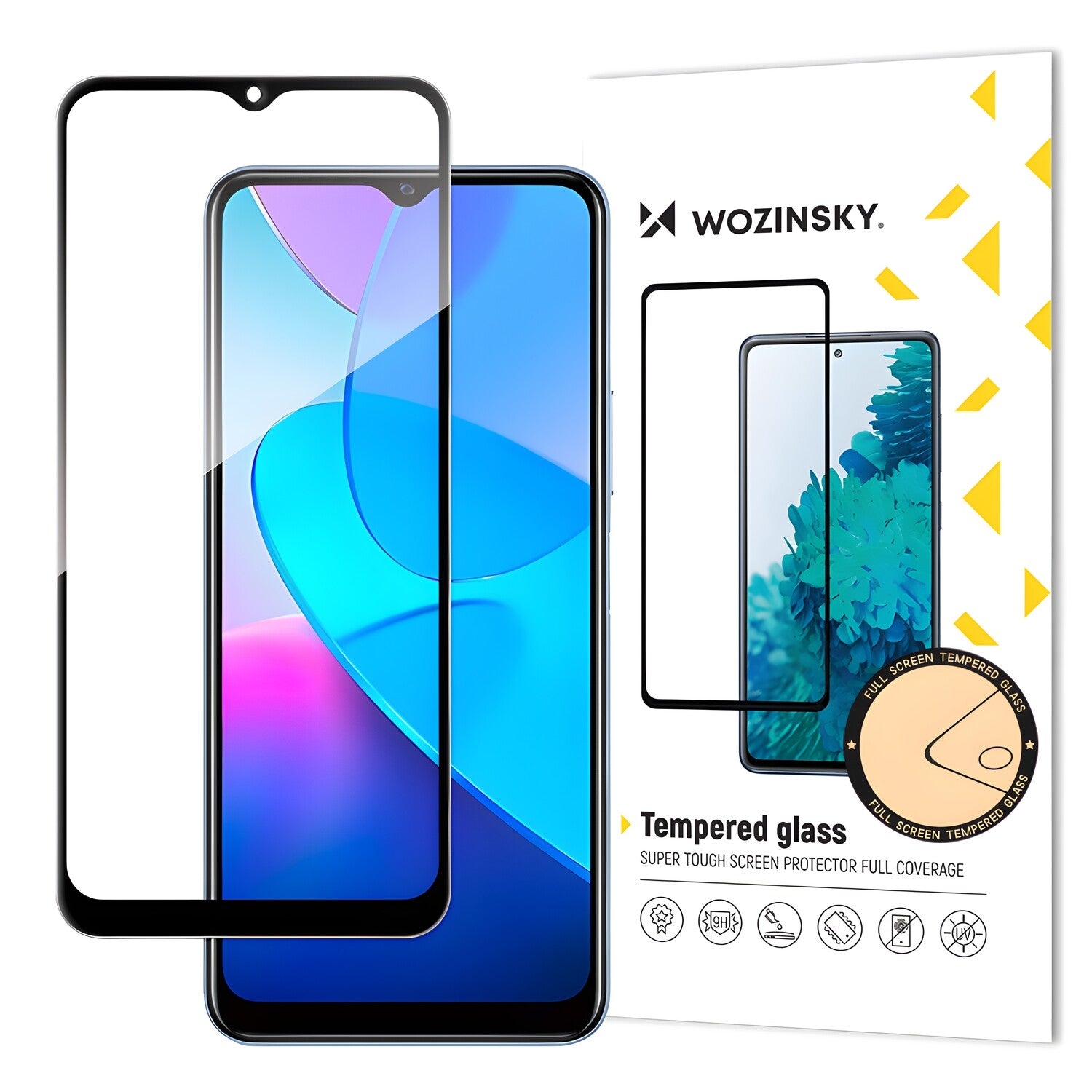 Wozinsky zaštitno kaljeno staklo za Vivo Y11S - Crna KP9801