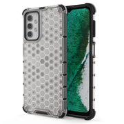 Honeycomb pancirna futrola sa silikonskim okvirom za Samsung Galaxy A32 5G - Prozirna KP10001