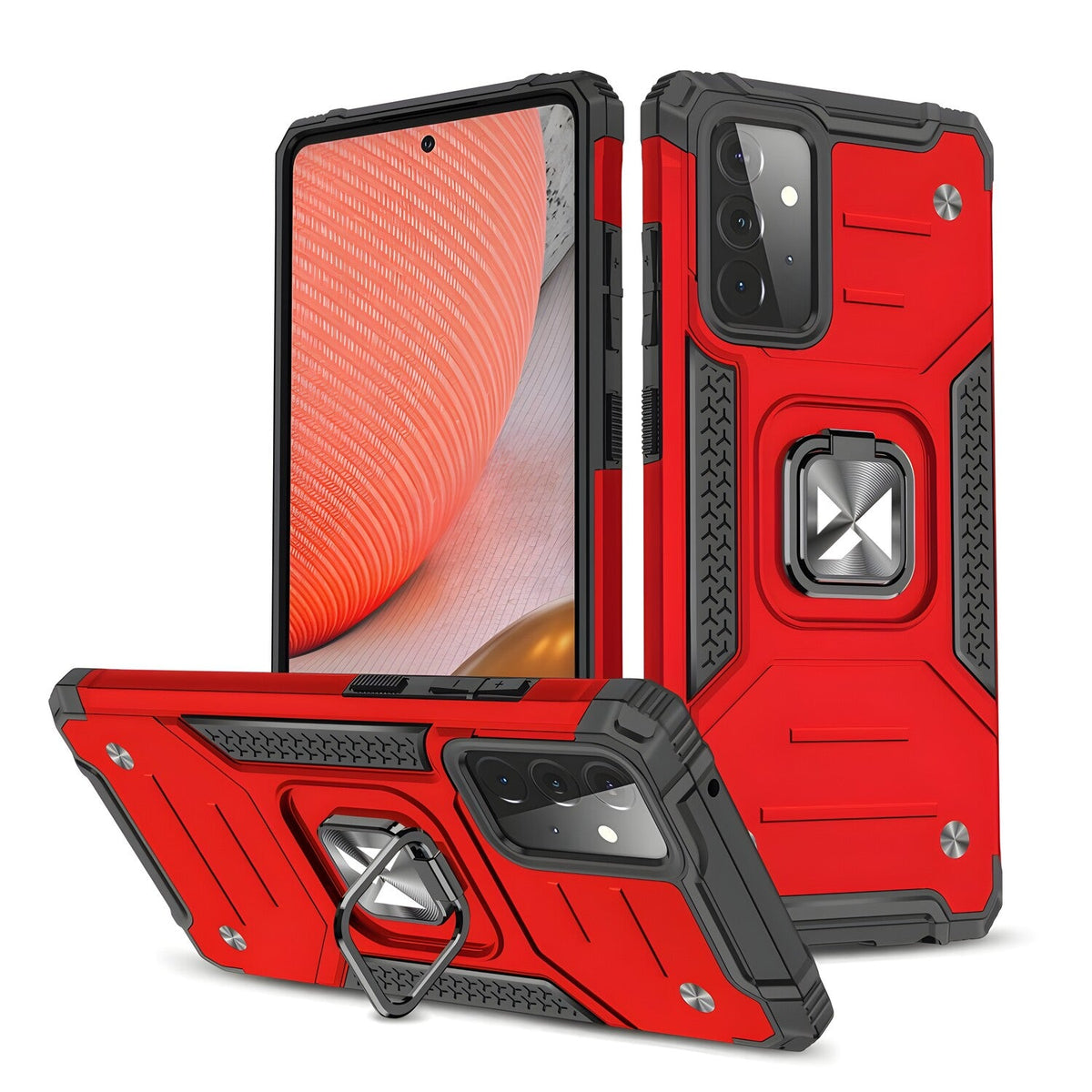 Futrola Wozinsky Ring Armor za Samsung Galaxy A72 4G - Crvena