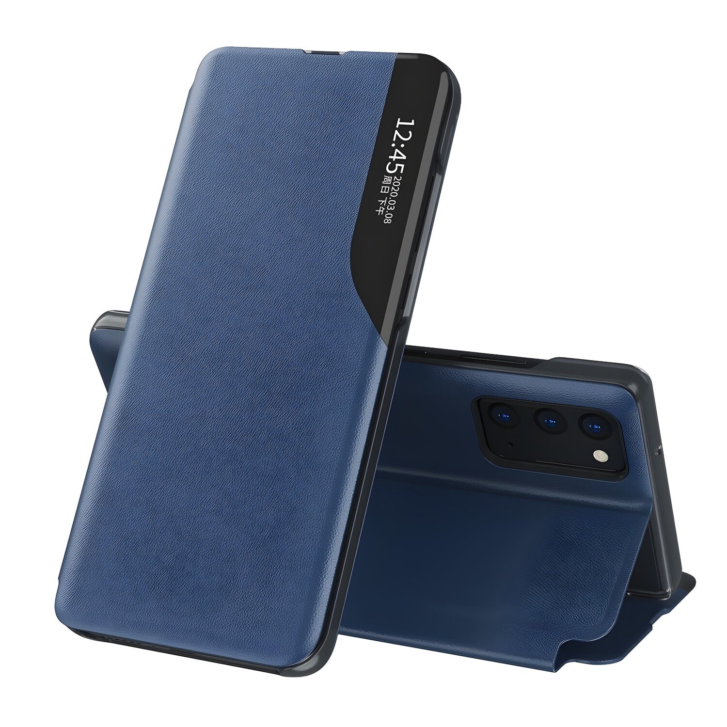 Elegantna knjižna futrola View Case za Samsung Galaxy A72 4G/Galaxy A72 5G - Plava KP10641