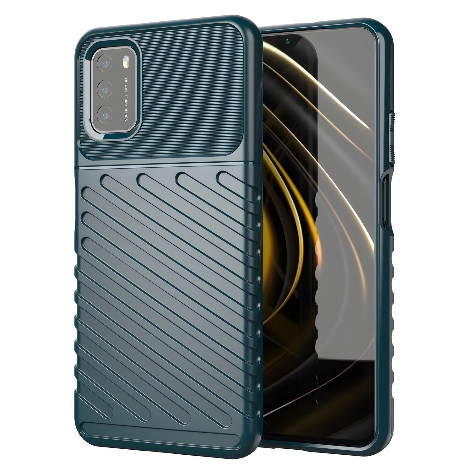 Otporna Thunder futrola za Xiaomi Poco M3/Redmi 9T - Zelena KP10755