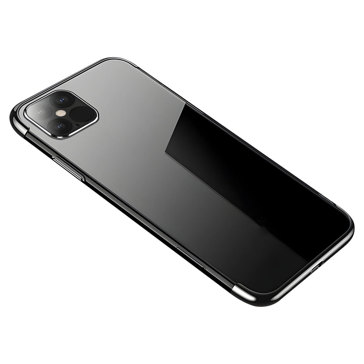 Futrola Clear Color s obojenim rubom za Samsung Galaxy S21 Plus 5G - Crna