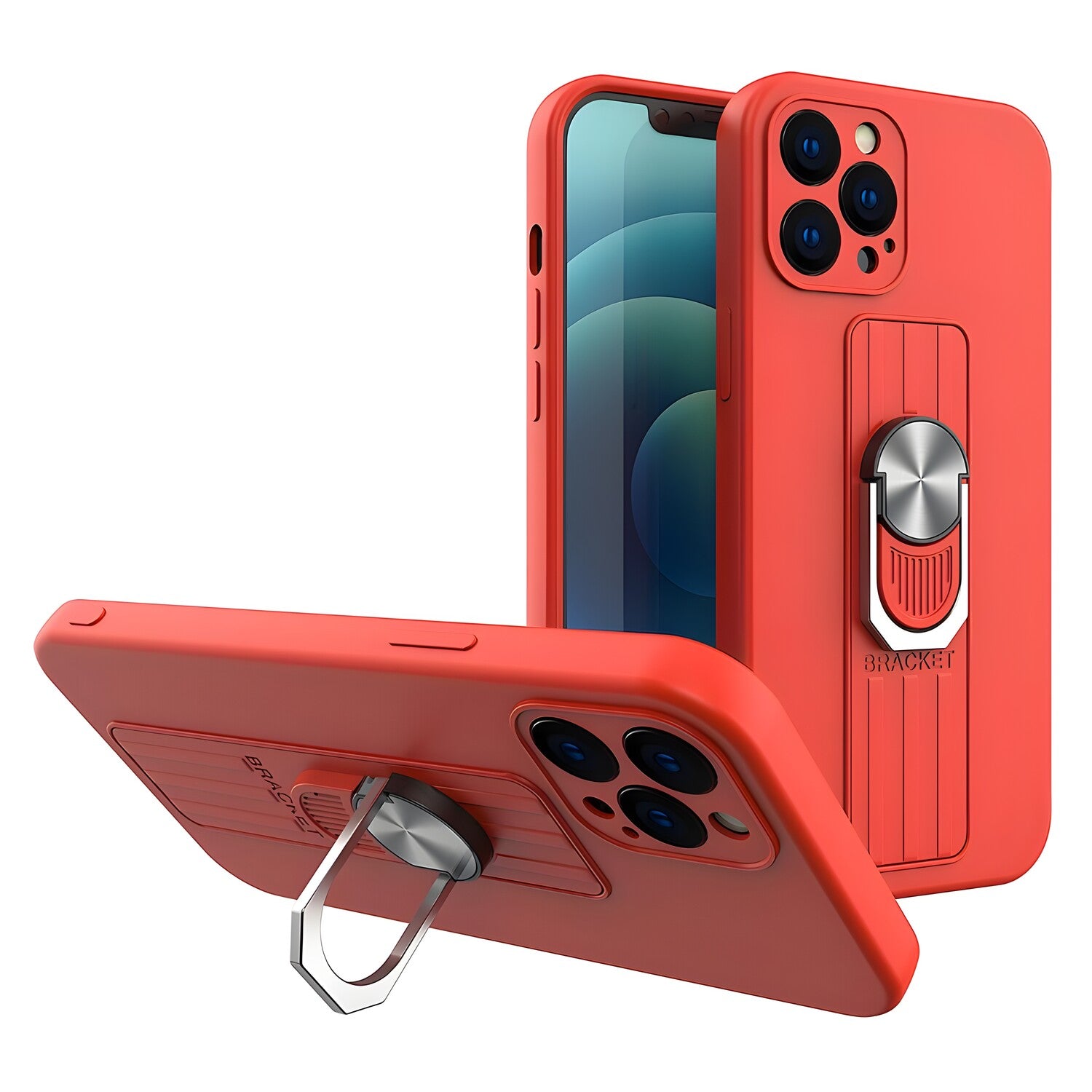 Futrola Ring Case za Apple iPhone 7/iPhone 8/iPhone SE 2020/iPhone SE 2022 - Crvena KP11349