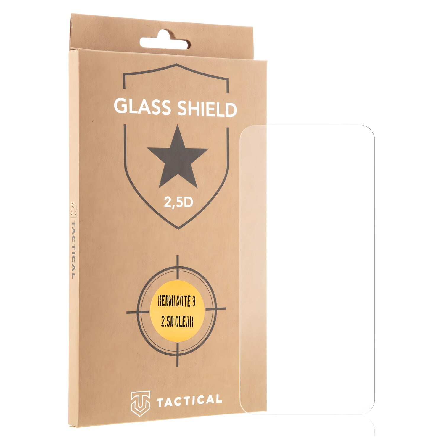 Tactical Glass Shield 2.5D staklo za Xiaomi Redmi Note 9 - Prozirna KP11612