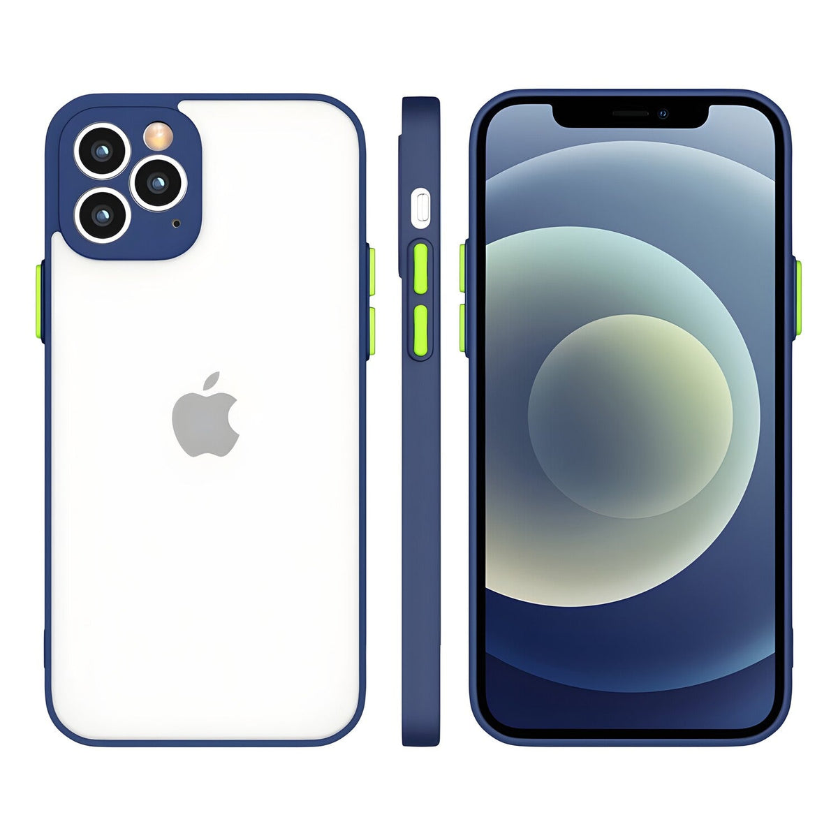 Silikonska fleksibilna futrola Milky Case za Apple iPhone 12 Pro Max - Tamno plava